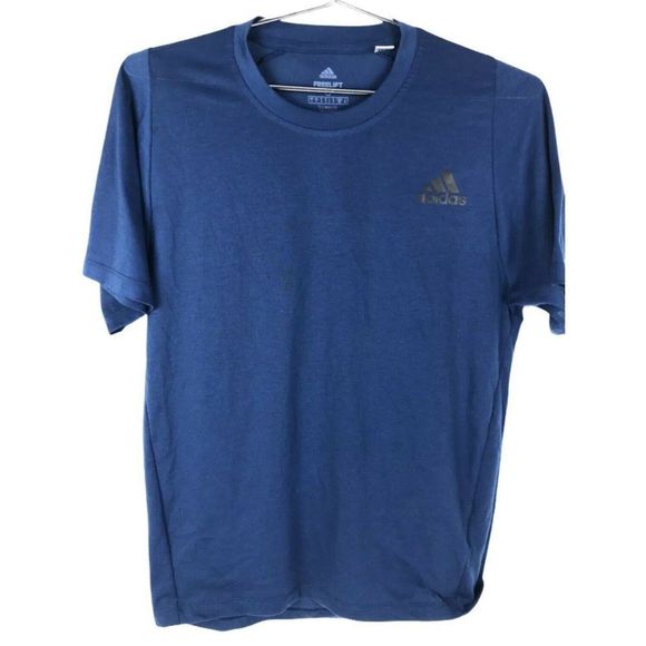 adidas Shirts Adidas Freelift Climalite Mens Tshirt Cobalt Blue